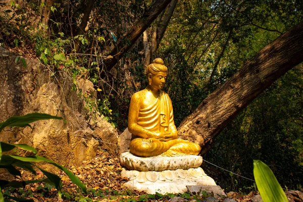 Tailândia Chiang Rai Uma Vista Templo Budista — Fotografia de Stock