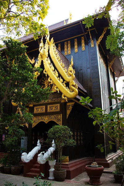Таїланд Чан Рай Чудовий Вид Храму Ват Пха Кео — стокове фото