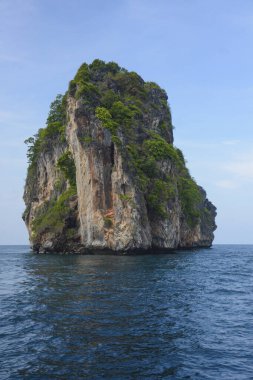 Tayland. Phi Phi Adası 'nın güzel bir manzarası. 