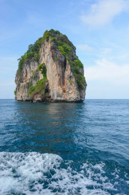 Tayland. Phi Phi Adası 'nın güzel bir manzarası. 