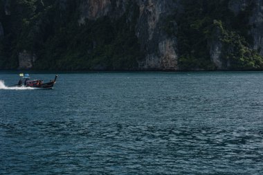 Tayland. Phi Phi Adası 'nın güzel bir manzarası. 