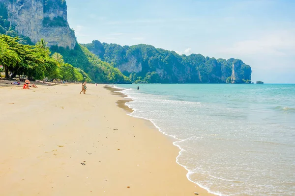 美丽的Krabi海滩风景 — 图库照片
