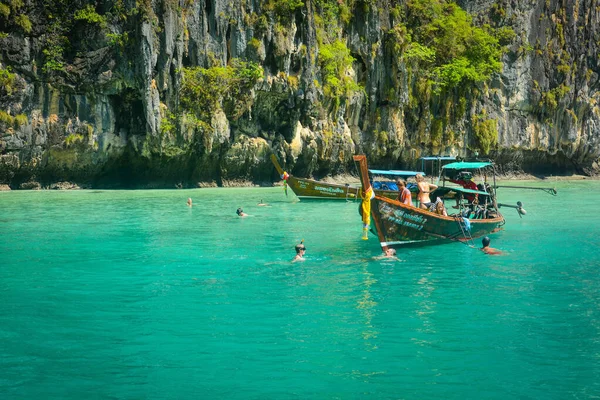 ประเทศไทย มมองท สวยงามของเกาะพ — ภาพถ่ายสต็อก