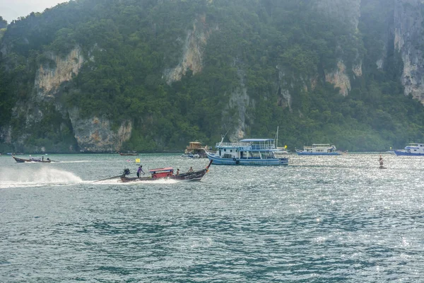 Tailândia Uma Bela Vista Ilha Phi Phi — Fotografia de Stock