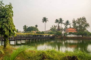 Tayland. Sukhothai. Tarihi Park Manzarası.