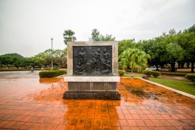 Tayland. Sukhothai. Şehrin güzel manzarası Tarihi Park.