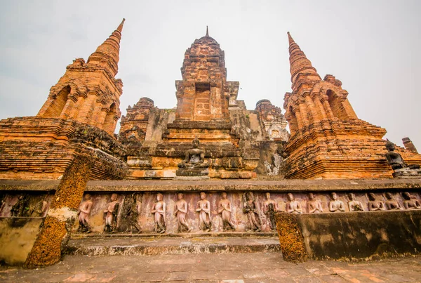 Thailandia Sukhothai Una Vista Sul Parco Storico — Foto Stock