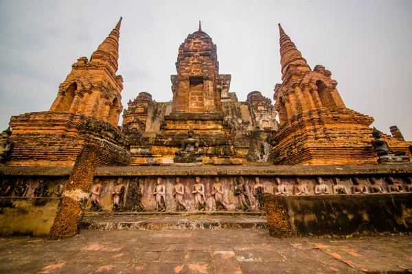 Tailandia Sukhothai Una Vista Del Parque Histórico —  Fotos de Stock