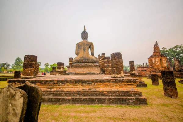 Tajlandia Sukhothai Widok Park Historyczny — Zdjęcie stockowe