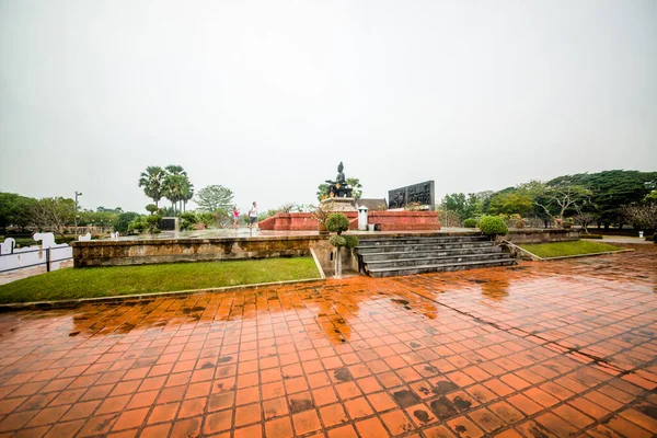 Tayland. Sukhothai. Şehrin güzel manzarası Tarihi Park.