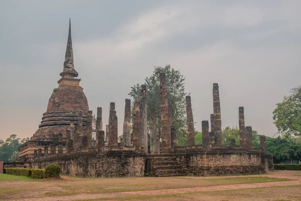 Tailândia Sukhothai Uma Bela Vista Cidade Parque Histórico — Fotografia de Stock