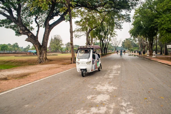 Tayland Sukhothai Şehrin Güzel Manzarası Tarihi Park — Stok fotoğraf