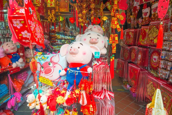 stock image Singapore. A beautiful view of Chinatown in the city.