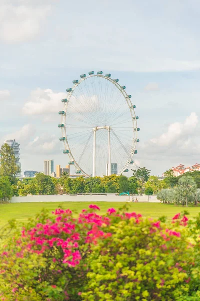 新加坡 海湾边的花园景观 — 图库照片