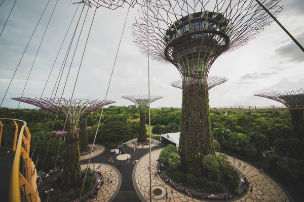 Singapur Jardines Junto Bahía —  Fotos de Stock