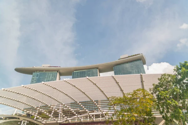 Singapur Pohled Marina Bay Sands — Stock fotografie