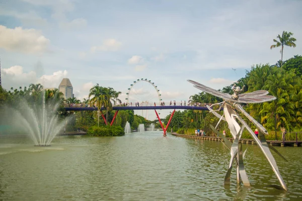 Singapore Uitzicht Marina Bay Sands — Stockfoto