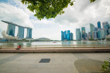 Singapur. Marina Körfezi Kumları