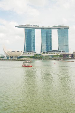 Singapur. Marina Körfezi Kumları