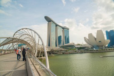 Singapur. Marina Körfezi Kumları
