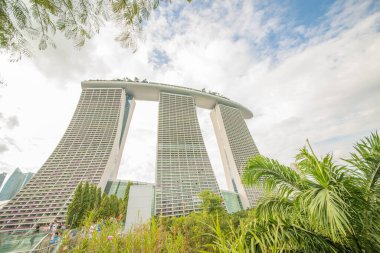 Singapur. Marina Körfezi Kumları