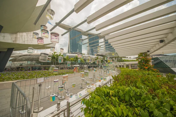 Singapore Utsikt Över Marina Bay Sands — Stockfoto