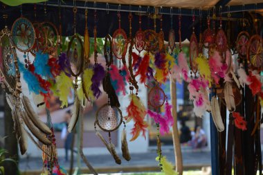 Paraguay. Assuncion. Güzel bir şehir ve yerel halk manzarası..