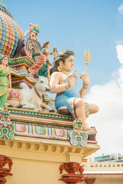 Singapore Een Uitzicht Sri Mariamman Tempel — Stockfoto