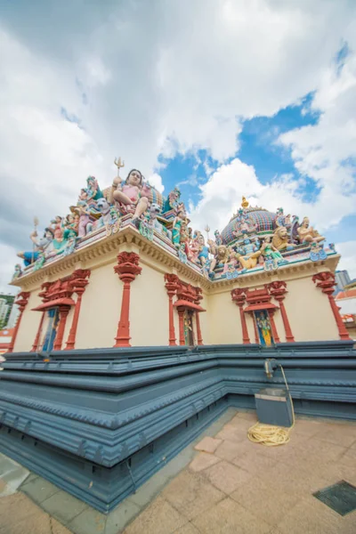 Singapour Une Vue Temple Sri Mariamman — Photo