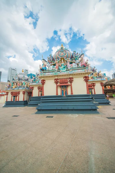 Singapore Een Uitzicht Sri Mariamman Tempel — Stockfoto