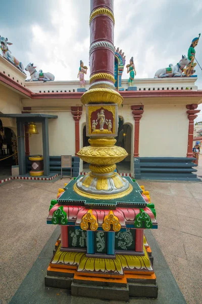 Singapour Une Vue Temple Sri Mariamman — Photo