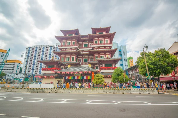 Singapore Över Tand Relic Buddha Temple — Stockfoto