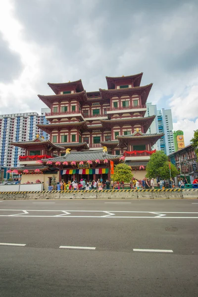 Singapore Över Tand Relic Buddha Temple — Stockfoto
