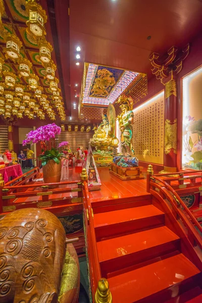 Singapour Une Vue Temple Bouddha Relique Dentaire — Photo