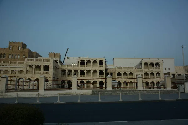 Κατάρ Ντόχα Μια Όμορφη Θέα Της Πόλης — Φωτογραφία Αρχείου
