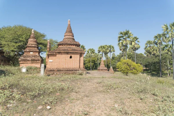 Myanmar Bagan Une Belle Vue Sur Les Temples Ville — Photo