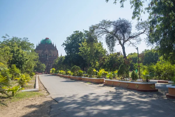 Myanmar Poganinie Piękny Widok Świątyń Miasta — Zdjęcie stockowe