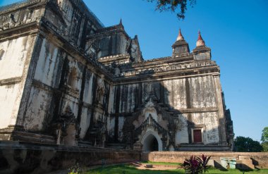 Myanmar. Bagan. Şehir tapınaklarının güzel manzarası.