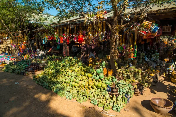 Myanmar Bagan Una Hermosa Vista Los Templos Ciudad — Foto de Stock