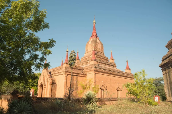 Myanmar Poganinie Piękny Widok Świątyń Miasta — Zdjęcie stockowe