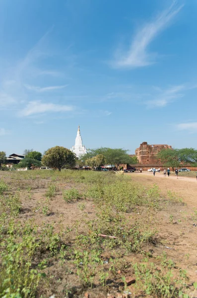 Myanmar Bagan Ein Schöner Blick Auf Die Tempel Der Stadt — Stockfoto