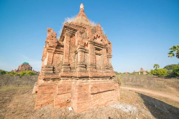 Myanmar Bagan Vacker Utsikt Över Stadens Tempel — Stockfoto
