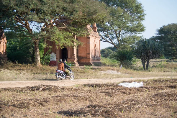 Myanmar Bagan Una Hermosa Vista Los Templos Ciudad — Foto de Stock