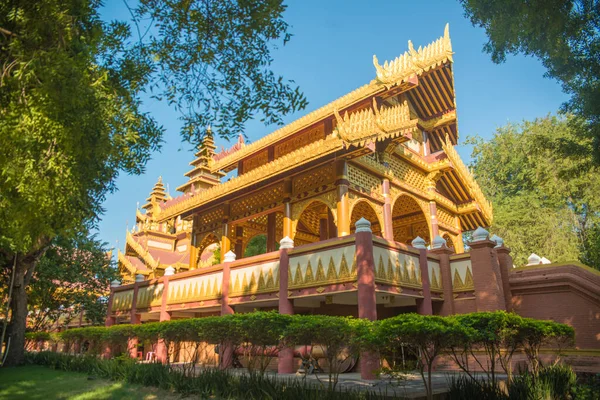 Мьянма Баган Вид Золотой Дворец — стоковое фото