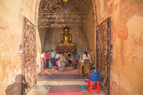 Myanmar Bagan Uma Bela Vista Dos Templos Cidade — Fotografia de Stock