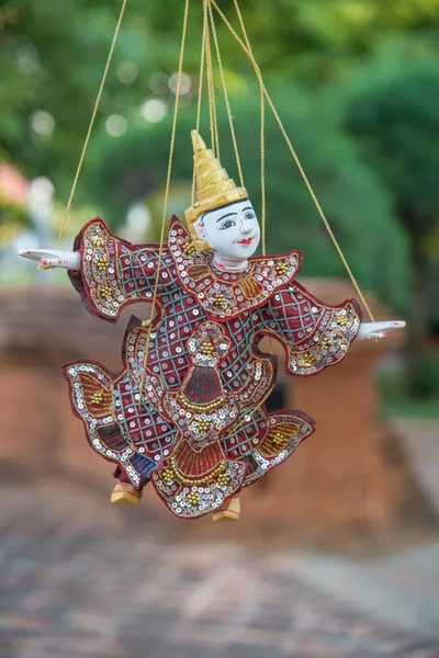 Myanmar Bagan Traditionel Marionetdukke - Stock-foto