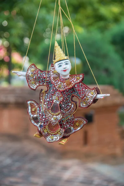 Myanmar Bagan Boneka Boneka Tradisional — Stok Foto