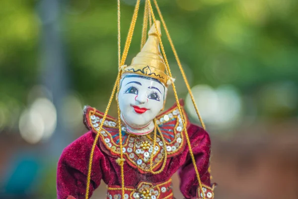 Myanmar Bagan Papusa Traditionala Papusi — Fotografie, imagine de stoc