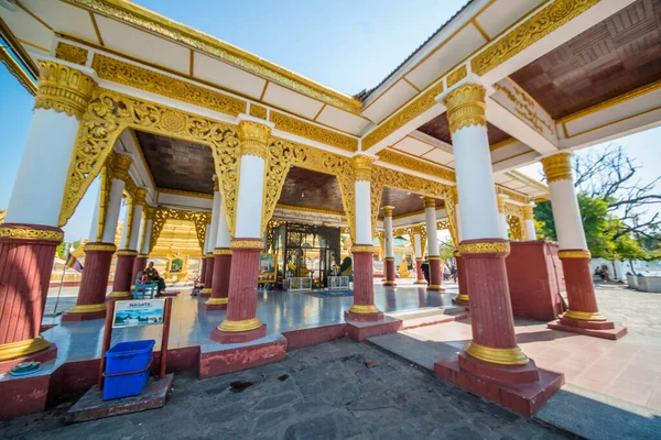Myanmar Mandalay Uma Bela Vista Pagode Sandamuni — Fotografia de Stock