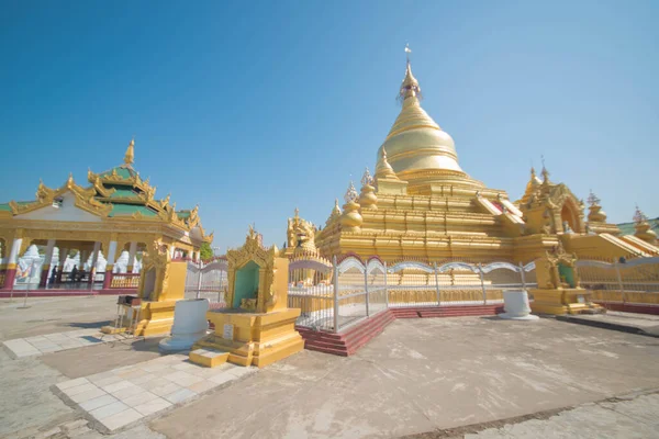 Myanmar Mandalay Una Hermosa Vista Pagoda Sandamuni — Foto de Stock